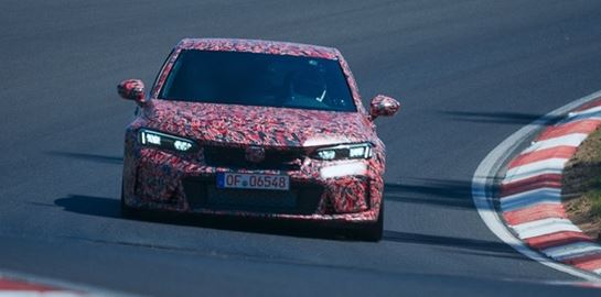 Επιτέλους, το νέο Honda Civic Type R στο Nurburgring