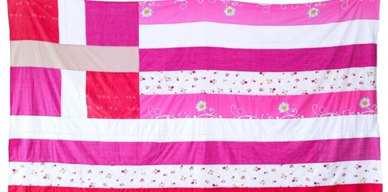 Ο Αρκάς πήρε θέση για τη σημαία με μία ροζ καλημέρα