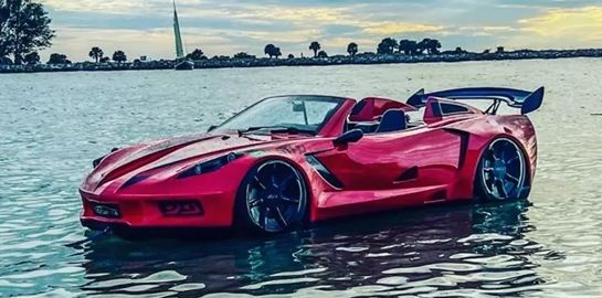 Πλωτή Chevrolet Corvette, έγινε κι αυτό
