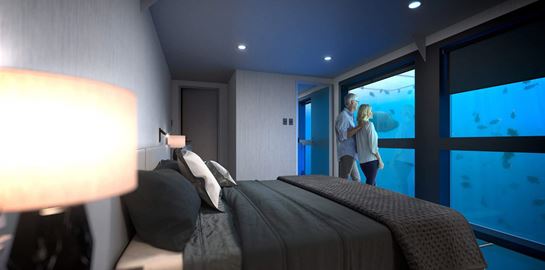 Οι πρώτες σουίτες με θέα τον κοραλλιογενή ύφαλο είναι γεγονός