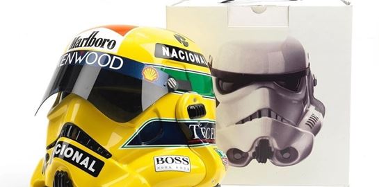 Η ιστορία πίσω από το κράνος Stormtrooper στα χρώματα του Ayrton Senna