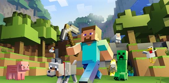 Jack Black και Jason Momoa στην ταινία Minecraft