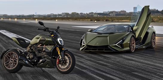 Ducati και Lamborghini παρουσιάζουν μία απίθανη μοτοσυκλέτα