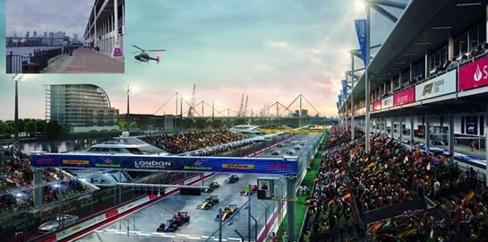 Σχέδιο για αγώνα Formula 1 στους δρόμους του Λονδίνου