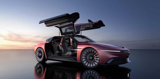 Ηλεκτρική επιστροφή στο μέλλον με το DeLorean Alpha 5