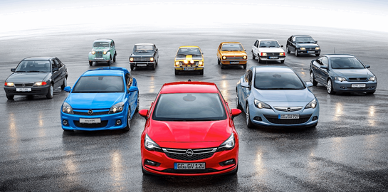 Τρεις δεκαετίες Opel Astra
