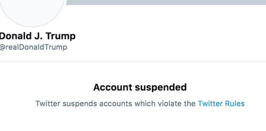 Το Twitter πάγωσε τον λογαριασμό του Donald Trump
