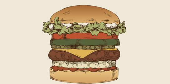 Το burger με μοσχαρίσιο κιμά είναι κλασική αξία