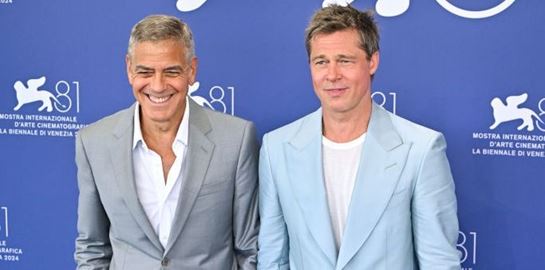George Clooney και Brad Pitt απωθεώθηκαν στην πρεμιέρα της νέας τους ταινίας στο Φεστιβάλ Βενετίας