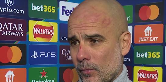 Ο Guardiola εμφανίστηκε με πληγές στο πρόσωπο-τι έχει συμβεί
