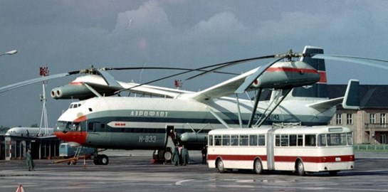 Η παράλογη ιστορία του πιο μεγάλου ελικοπτέρου που πέταξε ποτέ