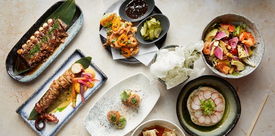 Στο Huaca και το Μετς για nikkei κουζίνα