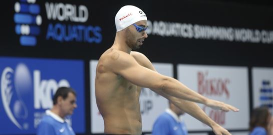 Ολυμπιακοί Αγώνες 2024 | Ο Απόστολος Χρήστου &#39;κολυμπά&#39; προς το βάθρο