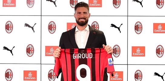 Ο Olivier Giroud και το καταραμένο νο.9 της Μίλαν