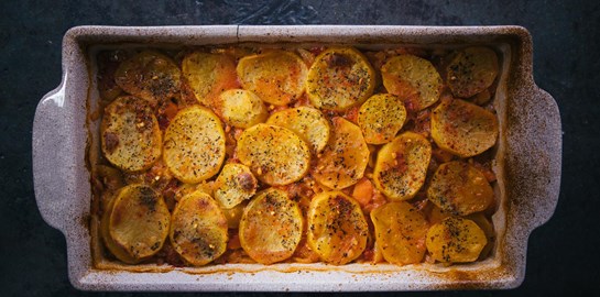 Πατάτες στον φούρνο με μπίρα