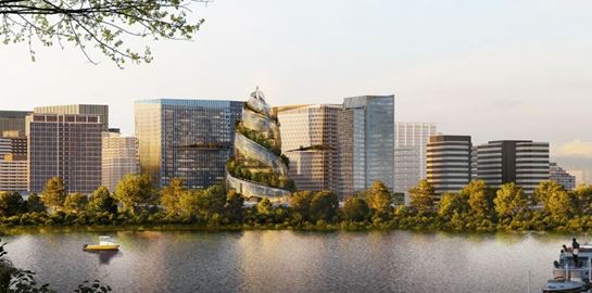 Κάτι μας θυμίζουν τα νέα HQs της Amazon