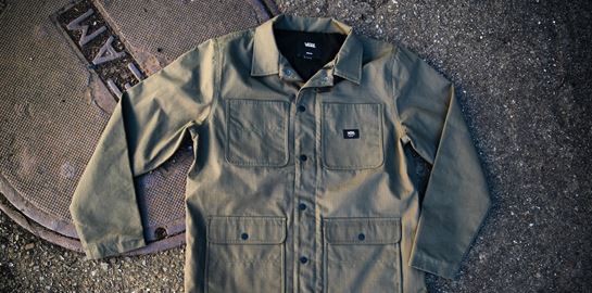 Το νέο Drill Chore Coat της Vans αντέχει στα δύσκολα