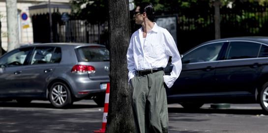 50s στυλ με παντελόνια σε ίσια και φαρδιά γραμμή