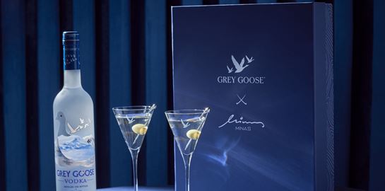 Grey Goose x Minas | Απολαμβάνοντας τη διακριτική πολυτέλεια ενός Vodka Martini Cocktail