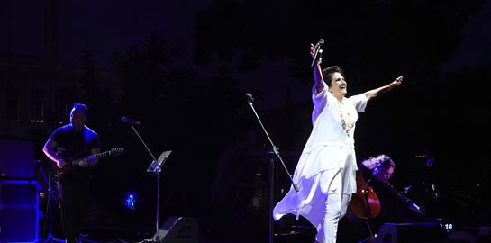 H Άλκηστις Πρωτοψάλτη έρχεται στον Κήπο του Μεγάρου