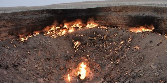 Τσεκάροντας την &#39;Πύλη της Κολάσεως&#39; στο Τουρκμενιστάν