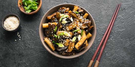Teriyaki αλλά με μελιτζάνες