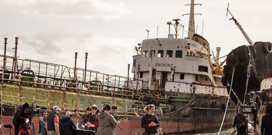 Πρώτες εικόνες από τα γυρίσματα της ταινίας 'Οβολός' με τον Πάνο Βλάχο