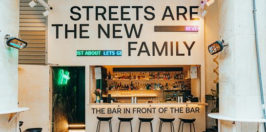 The Bar in Front of the Bar