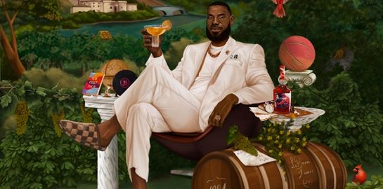 Συνεργασία του θρύλου του μπάσκετ Lebron James με το κονιάκ Hennesy V.S