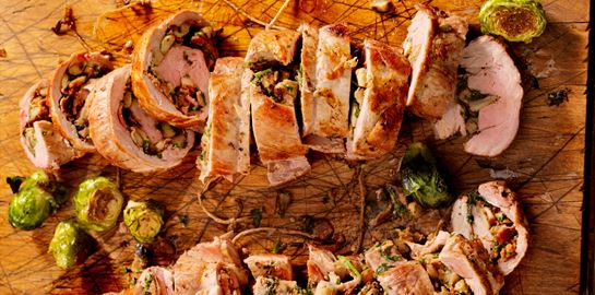 Άψογο χοιρινό, αλλά σε ρολάκια