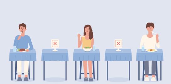 Κορονοϊός, φαγητό και εμβολιασμός