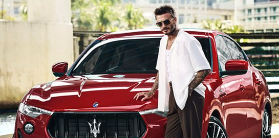 Ο David Beckham είναι το νέο πρόσωπο της Maserati