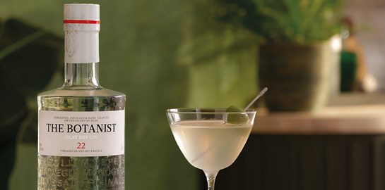 Dirty Martini με βοτανική κληρονoμιά