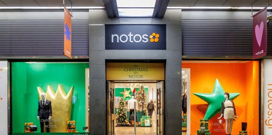 Tα ανανεωμένα πολυκαταστήματα notos γιορτάζουν την πιο λαμπερή εποχή του χρόνου