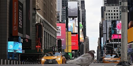 Φωτογραφίες από την αποκλεισμένη Νέα Υόρκη