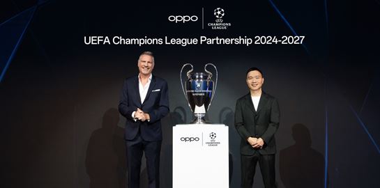Η Oppo ανανεώνει τη συνεργασία της με την UEFA  για τις επόμενες τρεις σεζόν