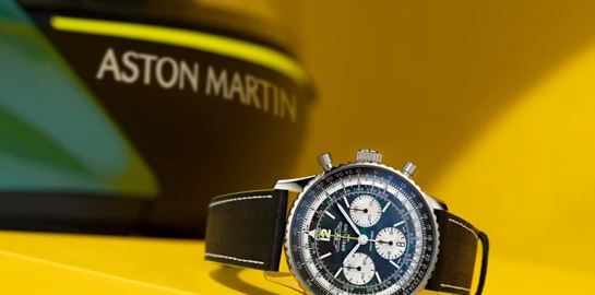 Συνεργασία Breitling και Aston Martin για ένα ρολόι που θυμίζει κάτι από Formula 1