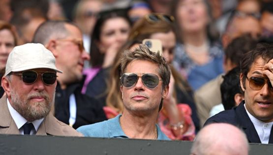 Ο Brad Pitt έκλεψε τις εντυπώσεις και στο Wimbledon