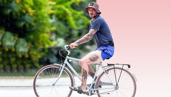 Το beach look του David Beckham