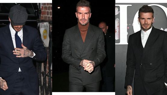 3 στιλάτα χειμωνιάτικα looks με κοστούμι από τον David Beckham