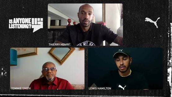 "Is Anyone Listening?" ανατωτιούνται οι Lewis Hamilton, Tommie Smith και Thierry Henry