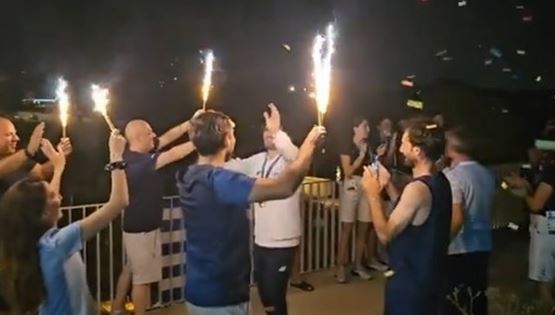 Αποθέωση και ενθουσιασμός για τον Θοδωρή Τσελίδη στο Ολυμπιακό χωριό