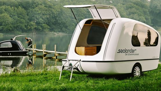 Και βουνό και θάλασσα με αυτό το αμφίβιο τροχόσπιτο