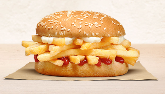 Η αμφιλεγόμενη ιδέα του burger με τηγανητές πατάτες