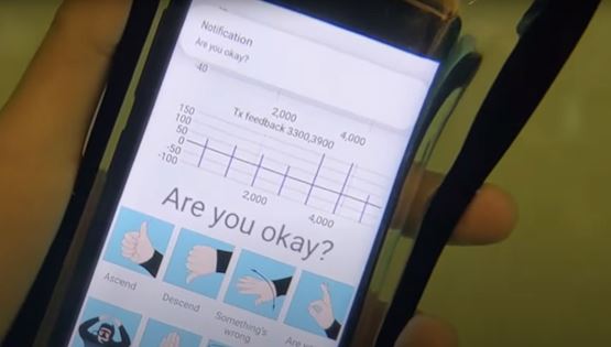 Επιτέλους, μία υποβρύχια εφαρμογή μηνυμάτων