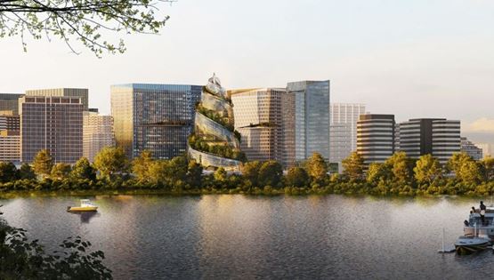 Κάτι μας θυμίζουν τα νέα HQs της Amazon