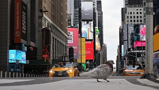 Φωτογραφίες από την αποκλεισμένη Νέα Υόρκη
