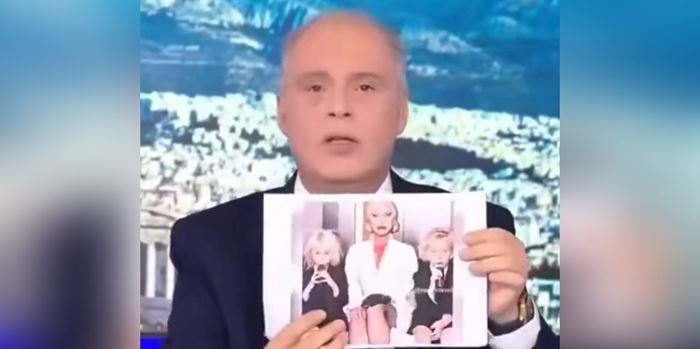 Ο Βελόπουλος δείχνει Lady Gaga από το American Horror Story και υποστηρίζει ότι είναι απ’ τα αρχεία Epstein