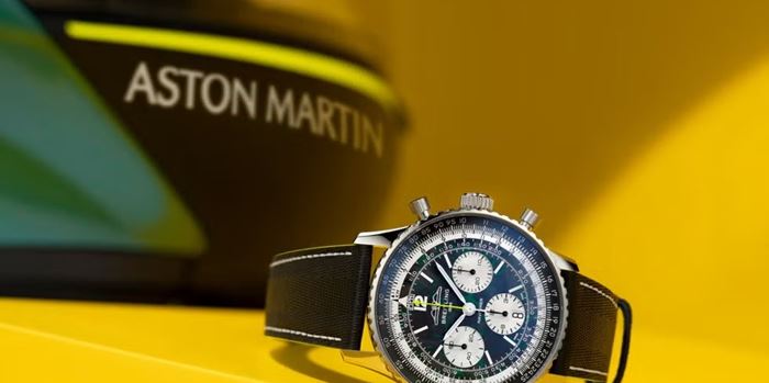 Συνεργασία Breitling και Aston Martin για ένα ρολόι που θυμίζει κάτι από Formula 1