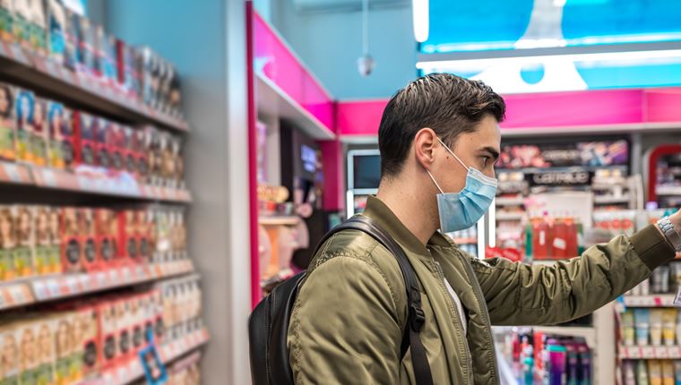 Βίντεο δείχνει την διασπορά του κορονοϊού σε σούπερ μάρκετ